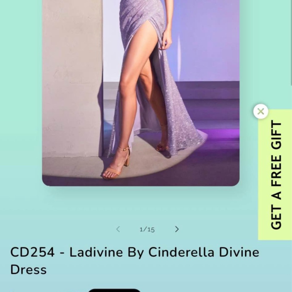 Cinderella Lilac High Low Dress